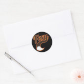 Sticker Rond Foxy (Enveloppe)