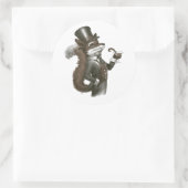Sticker Rond Foxy Fox (Sac)