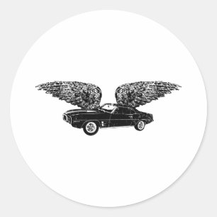Sticker Rond Foyer Pontiac 1969