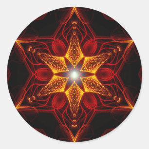 Sticker Rond Fractal Starituel