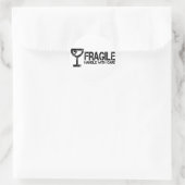 Sticker Rond Fragile (Sac)
