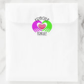STICKER ROND FRAGILE (Sac)