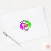STICKER ROND FRAGILE (Enveloppe)
