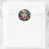 Sticker Rond Fragments d'identité -  (Sac)