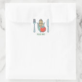 Sticker Rond Fraîchement Fabriqué (Sac)