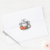 Sticker Rond Fraîchement Fabriqué (Enveloppe)