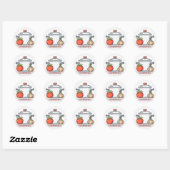 Sticker Rond Fraîchement Fabriqué (Feuille)