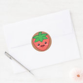 Sticker Rond Fraise (Enveloppe)