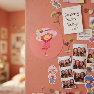 Sticker Rond Fraise