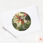 Sticker Rond Fraise (Enveloppe)