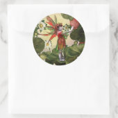 Sticker Rond Fraise (Sac)