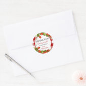 Sticker Rond Fraise 1er anniversaire Berry Sweet (Enveloppe)