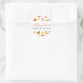 Sticker Rond Fraise Berry Sweet Baby shower Favoriser (Sac)