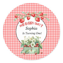 Fraise Berry Sweet Première fête d'anniversaire