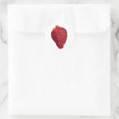 Sticker Rond Fraise brillante (Sac)