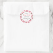 Sticker Rond Fraise délice premier anniversaire (Sac)