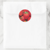 Sticker Rond Fraises (Sac)