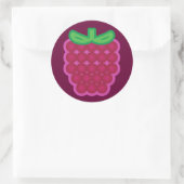 Sticker Rond Framboise (Sac)