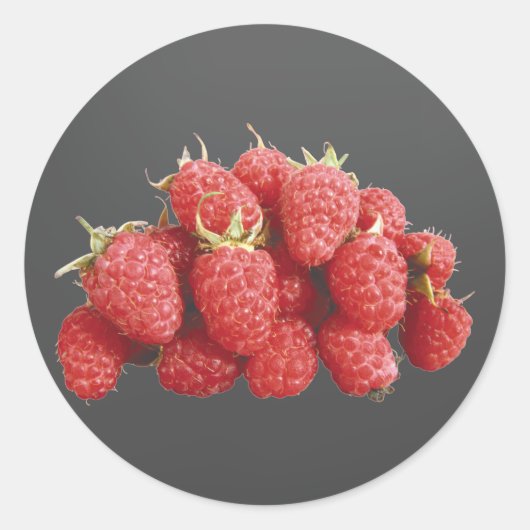 Sticker Rond Framboise (Devant)