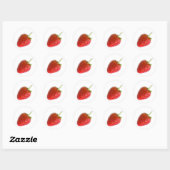 Sticker Rond Framboise (Feuille)