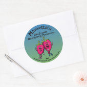 Sticker Rond Framboise Pals Drôle Cartoon Jam Pie et plus (Enveloppe)