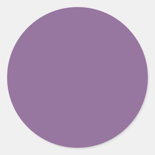 Sticker Rond Français Lilac couleur solide (Devant)