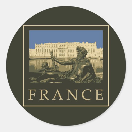 Sticker Rond France (Devant)