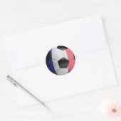 Sticker Rond France Bal de Football (Enveloppe)