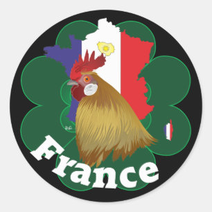 Sticker Rond France Francia