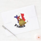 Sticker Rond France Francia (Enveloppe)