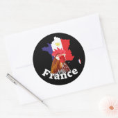Sticker Rond France Francia (Enveloppe)