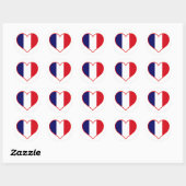 Sticker Rond France Love (Feuille)