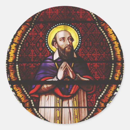 Sticker Rond Francis de Sales Evêque de Genève (Devant)