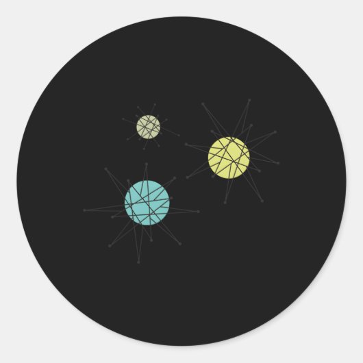 Sticker Rond Franciscan Starburst Dinnerware (Devant)