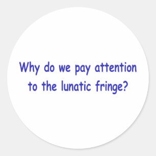 Sticker Rond Frange lunatique