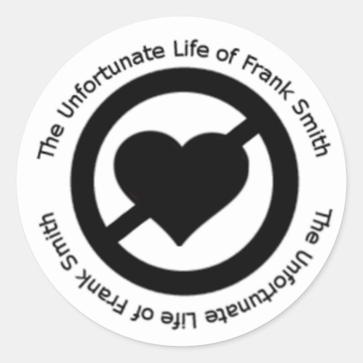 Sticker Rond Frank Smith (Devant)