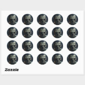 Sticker Rond Frankenstein (Feuille)