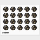 Sticker Rond Frankenstein (Feuille)