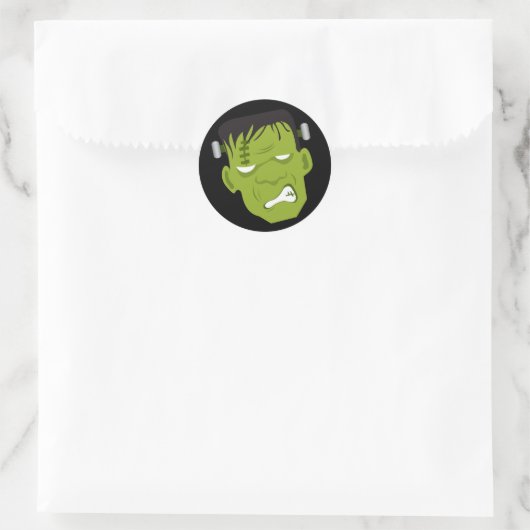 Sticker Rond Frankenstein (Sac)