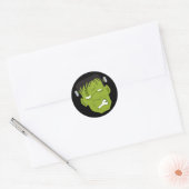 Sticker Rond Frankenstein (Enveloppe)