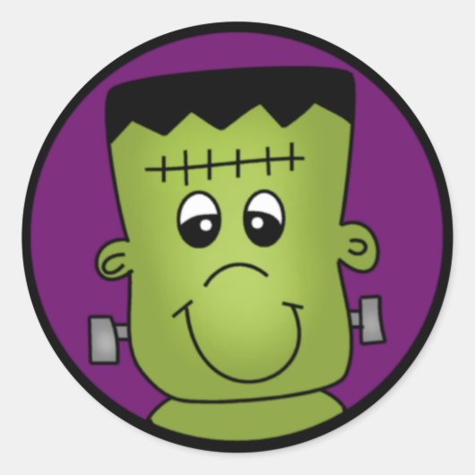 Sticker Rond Frankenstein (Devant)
