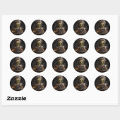 Sticker Rond Frankenstein (Feuille)