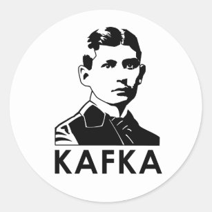 Sticker Rond Franz Kafka