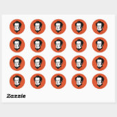 Sticker Rond Franz Schubert (Feuille)