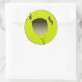 Sticker Rond Frappant (Sac)