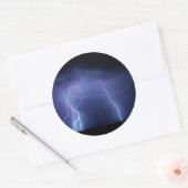 Sticker Rond Frappe de foudre 3 (Enveloppe)