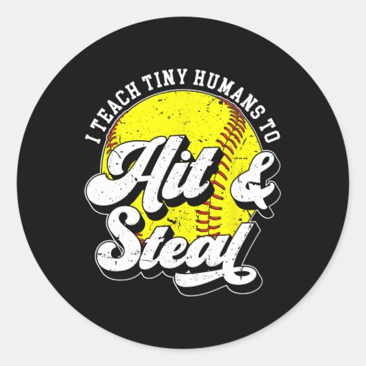 Sticker Rond Frapper et voler Softll Coach Softll Coaching (Devant)