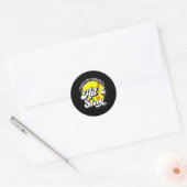 Sticker Rond Frapper et voler Softll Coach Softll Coaching (Enveloppe)