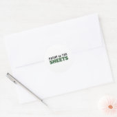 Sticker Rond Freak dans les feuilles de calcul classique collan (Enveloppe)