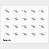 Sticker Rond Fred a atteint son paroxysme (Feuille)